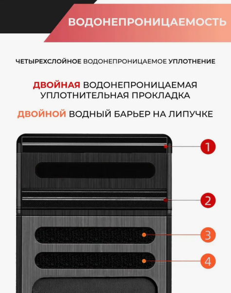 Водонепроницаемый чехол - сумка  для смартфона, документов LANKA 24.50х13см. / Чехол для сенсорных экранов   